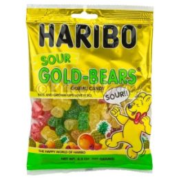 24 Pieces Haribo Sour Gold Bear 4.5oz - Food & Beverage