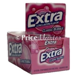 12 Wholesale Extra Gum *bubblegum* 15's 10pk