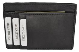 24 Pieces Rfid Wallet Mens Slim Leather Rfid Blocking Front Pocket Wallet - Wallets & Handbags