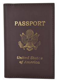 24 Pieces 351 Pu Usa Print Passport Case Holder Cover With Credit Card Slots - Travel & Luggage Items