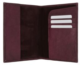 24 Pieces 601cf UsA-Imprint/leather Passport Wallet With Card Holder - Card Holders and Address Books