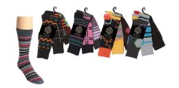 72 Wholesale Mens Patterned Dress Socks