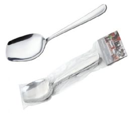 24 Bulk 4 Piece Stainless Steel Spoon