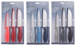 24 Packs 6 Piece Morgan Knife Set - Kitchen Knives