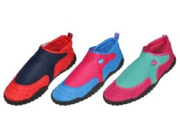 36 Pieces Ladies Aqua Shoes - Women's Aqua Socks