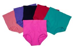 24 Pieces Seamless Plus Size Compression Waist Briefs Size 3xl - Womens Panties & Underwear