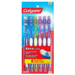 24 Pieces Colgate Toothbrush 6 Pack Medium - Toothbrushes and Toothpaste