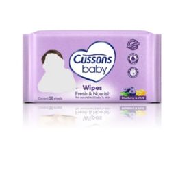 108 Wholesale Cussons Baby Wipes 50 Count Fresh And Nourish