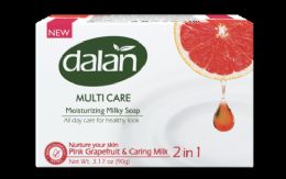 18 Pieces Dalan Bar Soap 3 Pack 90g Grapefruit And Milk - Soap & Body Wash