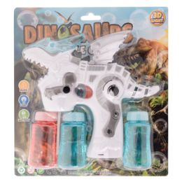 24 Wholesale LighT-Up Dinosaur Bubble Blaster With Sound