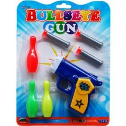 72 Wholesale 4.75" Soft Foam Dart Blaster On Blister Card, 2 Assrt