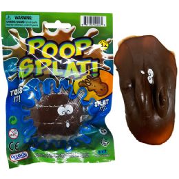48 of Poop Splat Ball In Pegable Pouch Bag