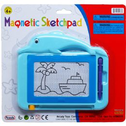 48 of 7.5" Magnetic Sketchpad On Blister Card, 2 Assrt Clrs