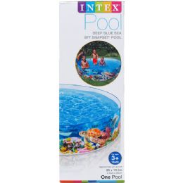 4 pieces 8'x18" Snorkel Snapset Pool In Color Box, Age 3+ - Summer Toys