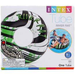 6 pieces 48" River Rat Tube In Color Box, Age 9+ - Summer Toys