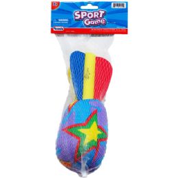 48 pieces 7" Sponge Water Bomb Rocket In Net Bag W/header - Summer Toys