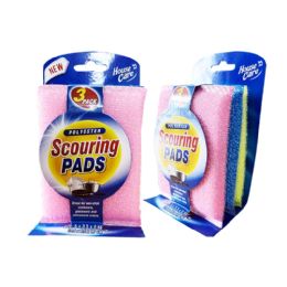 48 Bulk 3pcs Sponge Scouring Pads