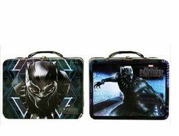 12 pieces Black Panther Large CarrY-All Tin Tote C/p 12 - Tote Bags & Slings