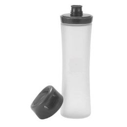 24 of 20oz Borcilicate Glass Water Bottle W/blk Lid C/p 24