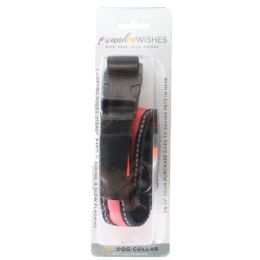 48 of Black/red Small Led Dog Collar C/p 48