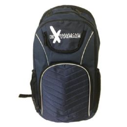 3 Bulk Large Extreme Dark Blue Backpack C/p 3