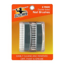 72 pieces 2pk Double Nail Brush C/p 72 - Manicure and Pedicure Items