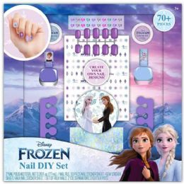 12 pieces 70pc Frozen Evergreen Diy Nail Swag Set C/p 12 - Manicure and Pedicure Items