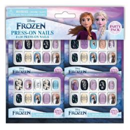 24 pieces Frozen 4pc Faux Nail Party Set C/p 24 - Manicure and Pedicure Items