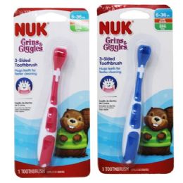 16 pieces Nuk Toothbrush 6-36 Months 3sided C/p 16 - Toothbrushes and Toothpaste