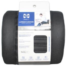 12 Wholesale Black Sealy Memory Foam Lumbar Cushion C/p 12