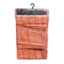 12 of 2pc Susan Coral Bath Mat C/p 12