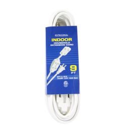 50 pieces 9ft White Indoor Extension Cords C/p 50 - Cables and Wires