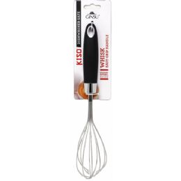 48 pieces Ginsu Whisk With Black Embossed Handle C/p 48 - Kitchen Gadgets & Tools