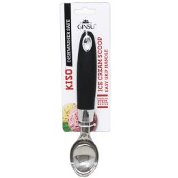 48 pieces Ginsu Ice Cream Scoop With Black Embossed Handle C/p 48 - Kitchen Gadgets & Tools