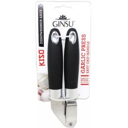 48 pieces Ginsu Garlic Press With Black Embossed Handle C/p 48 - Kitchen Gadgets & Tools