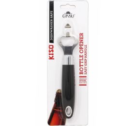48 pieces Ginsu Bottle Opener With Black Embossed Handle C/p 48 - Kitchen Gadgets & Tools