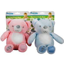 24 pieces My First Plush Bear 2 Asst Colors (pink And Blue C/p 24 - Plush Toys