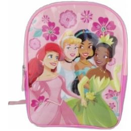 12 Bulk 15" Disney Princess Opp Backpack C/p 12