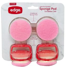 24 Wholesale 4 Pack - 2 Sponge Pods , 2 Refills C/p 24