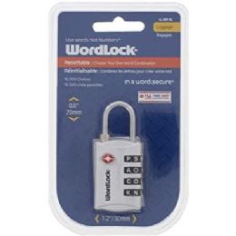 48 pieces 0.8" 4-Dial Silver Luggage Lock C/p 48 - Travel & Luggage Items