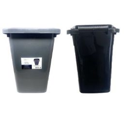 117 pieces Trash Can Asst Color Black And Gray C/p 117 - Waste Basket