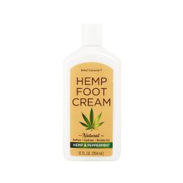 12 pieces 12oz Hemp Peppermint Foot Cream C/p 12 - Personal Care Items