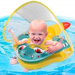 16 pieces Baby Float Ring With Shade C/p 16 - Baby Accessories