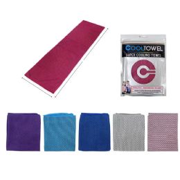120 Pieces 17" X 6" Cooling Towel - Towels