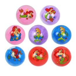 144 Pieces 9" 70g Mermaid Inflatable Ball - Inflatables