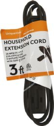 36 of C-Etl 3ft Brown Indoor Extension Cord