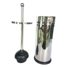 12 of Stainless Steel Toilet Plunger Hldr