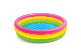 6 Pieces Inflatable 3 Tier Round Kiddie Pool - 58" - Inflatables
