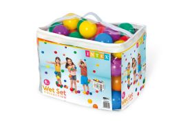 6 Pieces MultI-Colored Plastic Balls - 100 Pieces 3.125" - Summer Toys