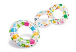 36 Pieces Inflatable Transparent Rings - 20" - Inflatables